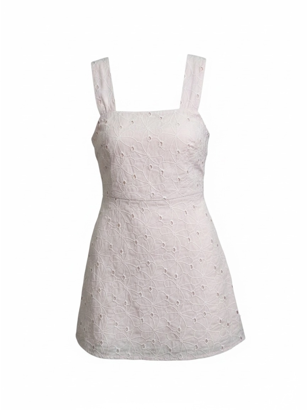 Mango Sundress Pale Lavender Eyelet Size Medium BNWT $129 MSRP Coquette Party